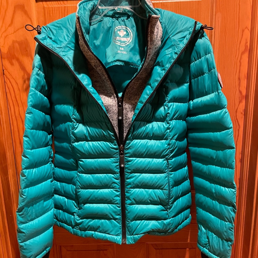 Halitech puffer jacket with bib